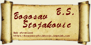 Bogosav Stojaković vizit kartica
